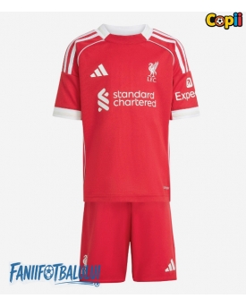 Liverpool Echipament de Fotbal Replică 2025-26 Copii Acasa (+ Șorturi)